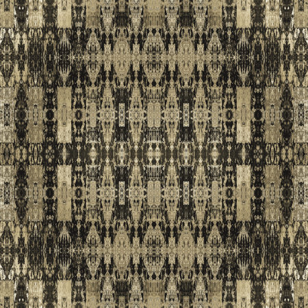 art vintage geometric ornamental pattern in grey and sepia colors