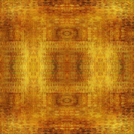 art colorful ornamental vintage seamless pattern in gold and brown