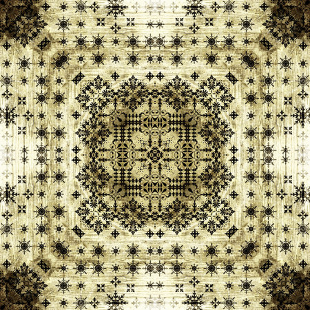 art vintage geometric ornamental pattern
