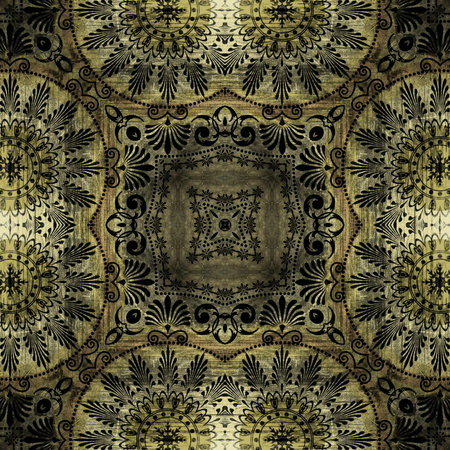art vintage geometric ornamental patternの写真素材