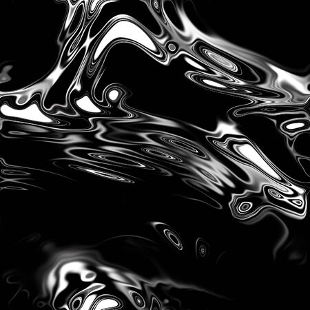 art abstract monochrome fractal seamless pattern; background in black and white colorsの写真素材