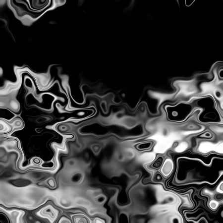 art abstract monochrome fractal pattern; background in black and white colors