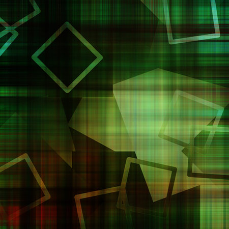 art abstract geometric textured colorful background in green and yellow colorsの写真素材