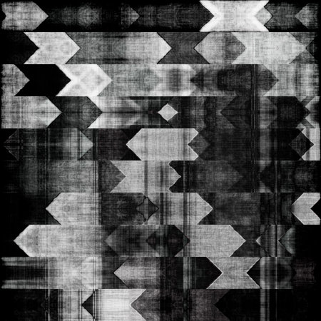 art abstract monochrome graphic background; geometric border stylized pattern in black, grey and white colorsの写真素材