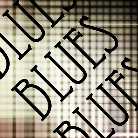 art colorful graffiti music background with word blues in white and blackの写真素材