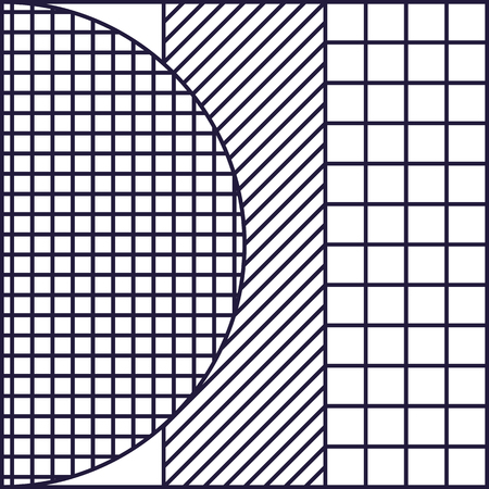 Neo Memphis patches stickersのイラスト素材