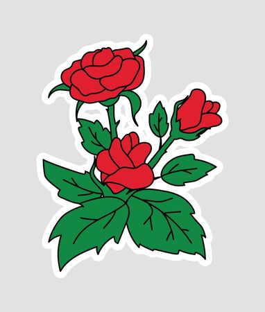 Fashion patch badges setのイラスト素材