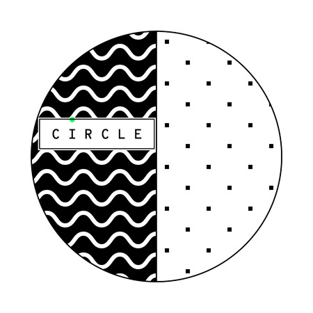 Universal trend Poster Background with bright bold geometric compositionのイラスト素材