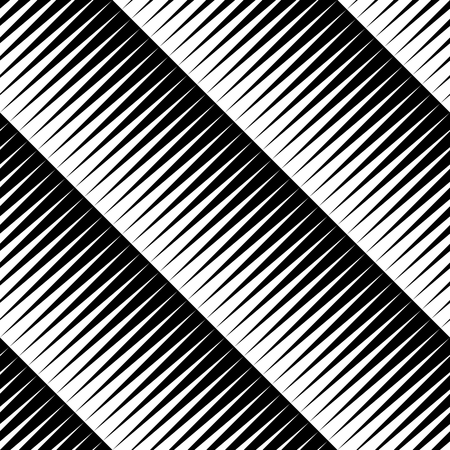 Universal linear geometric seamless pattern with smooth transition from thin line to thickの写真素材