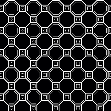 Vector seamless geometric pattern. Classic Chinese ancient ornamentのイラスト素材