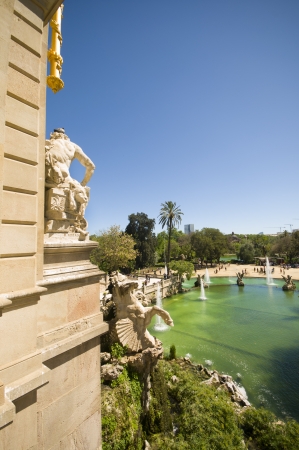 Parc de la Ciutadella in Barcelonaのeditorial素材
