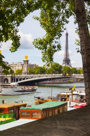 Eiffel tower in Parisのeditorial素材