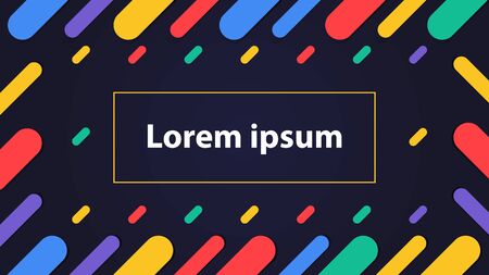 Abstract shape and line Modern background. Vector illustration templateのイラスト素材