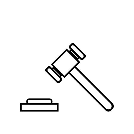 Law Legal Firm Creative Vector icon Design Template And Illustrationの写真素材