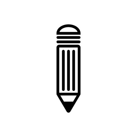Pencil Icon Design Vector Template And Illustration Best Creative Ideaのイラスト素材