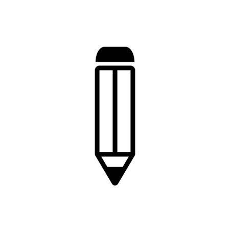 Pencil Icon Design Vector Template And Illustration Best Creative Ideaのイラスト素材