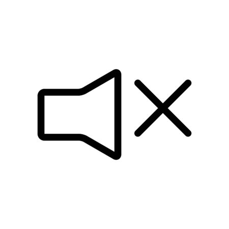 Sound Audio On And Mute Icon Vector Design Template Illustrationのイラスト素材