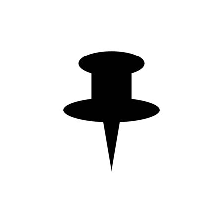 Paper Pin Attachment Icon Design Vector Illustration And Templateのイラスト素材