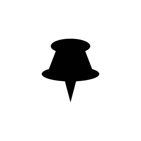Paper Pin Attachment Icon Design Vector Illustration And Templateのイラスト素材