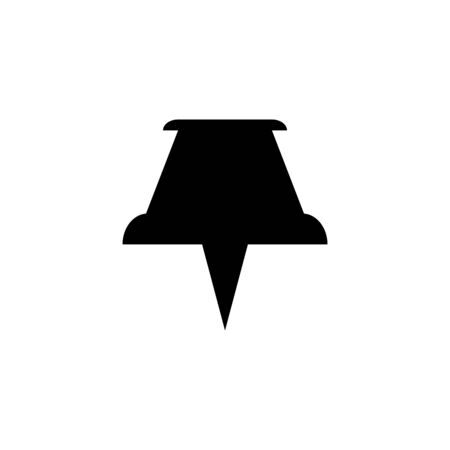 Paper Pin Attachment Icon Design Vector Illustration And Templateのイラスト素材