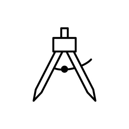 Divider Flat Style Icon Design Vector Illustration Templateのイラスト素材