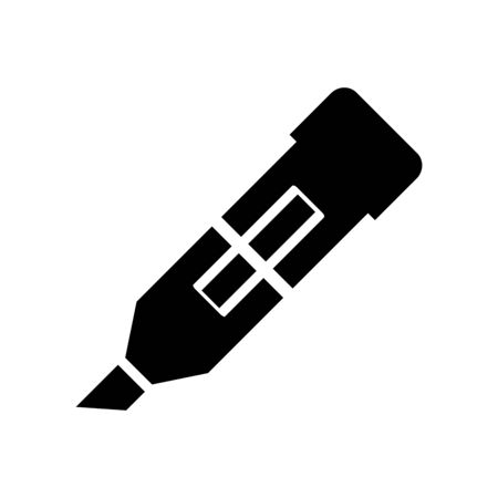 Highlighter Icon Logo Design Vector Template Illustration Flat Glyph Styleのイラスト素材