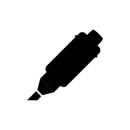 Highlighter Icon Logo Design Vector Template Illustration Flat Glyph Styleのイラスト素材