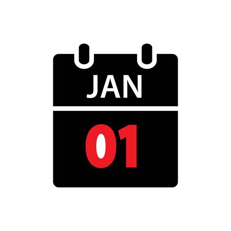 Calendar Icon  Design Vector Template And Illustration Glyph Styleのイラスト素材