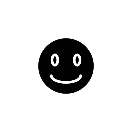 Smile Face Icon Design Logo vector template Illustration Sign And Symbolのイラスト素材