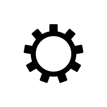 Gear Setting Icon Logo Vector Design Template Illustration Sign And Symbolのイラスト素材