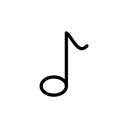 Music Icon Design Logo Vector Template Illustration Sign And Symbolのイラスト素材