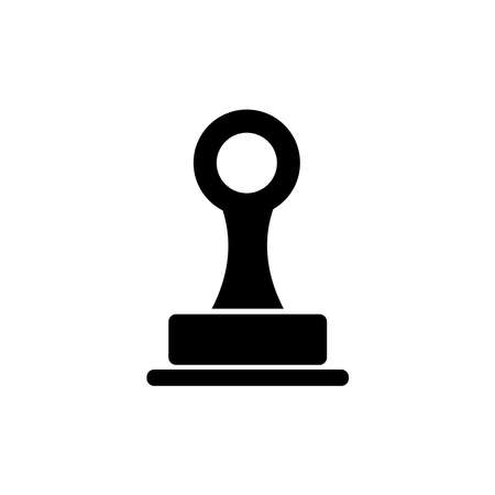 Rubber Stamp Icon Design Logo Vector Template Illustration Sign And Symbolのイラスト素材