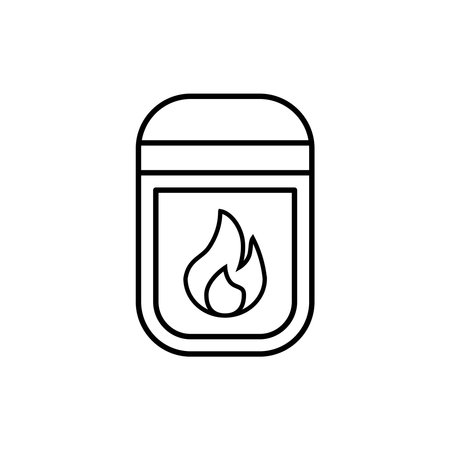 Lighter Icon Design Logo Vector Template Illustration Sign And Symbolのイラスト素材