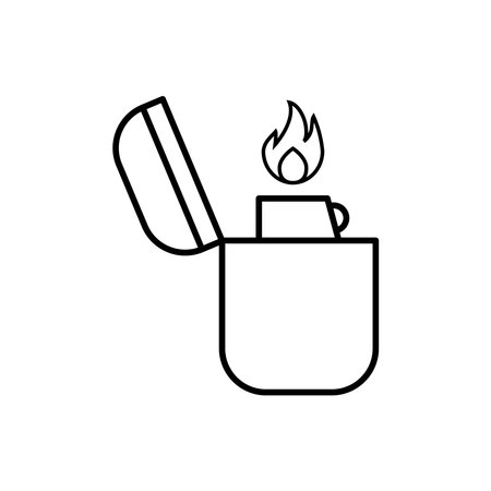 Lighter Icon Design Logo Vector Template Illustration Sign And Symbolのイラスト素材