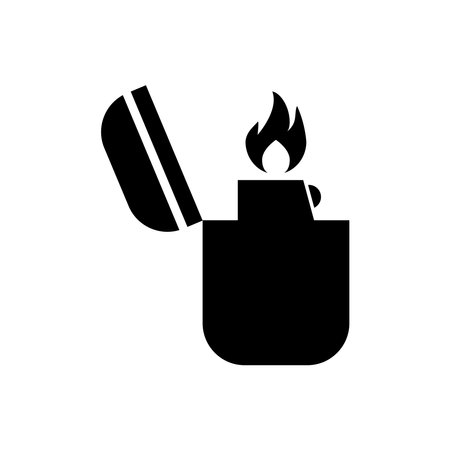 Lighter Icon Design Logo Vector Template Illustration Sign And Symbolのイラスト素材