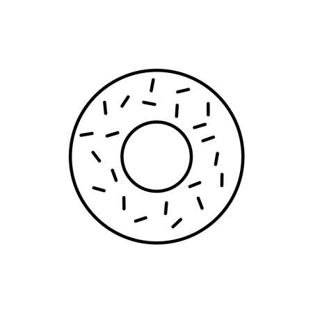 doughnut Icon Vector Design Template Illustration Sign And Symbolのイラスト素材