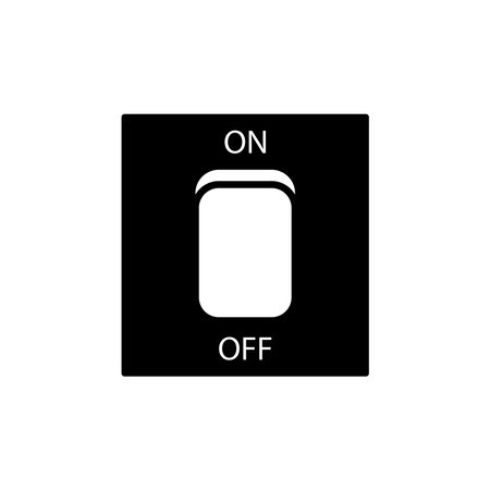 Light Switch Icon Design Logo Vector Template Illustration Sign And Symbolのイラスト素材