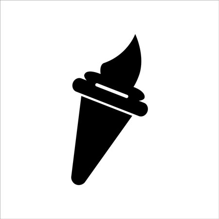Ice Cream Icon Design Logo Vector Template Illustration Sign And Symbolのイラスト素材