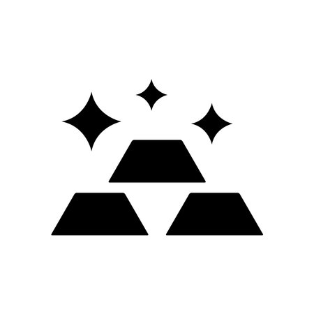 Gold Bar Icon Design Vector Template Illustration Sign And Symbolのイラスト素材