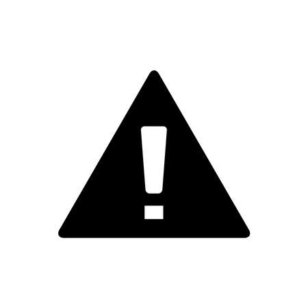 Exclamation Mark Icon Design Vector Template Illustrationのイラスト素材