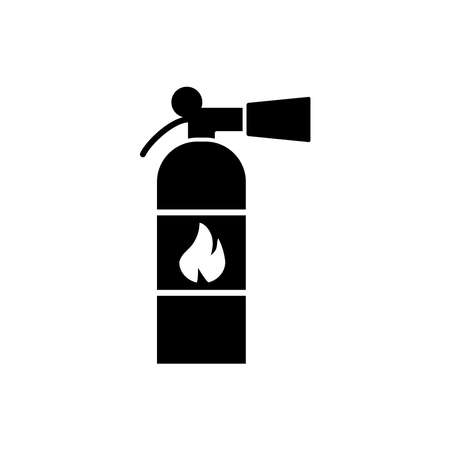 Fire Extinguisher Icon Design Vector Template Glyph And Outline Styleのイラスト素材