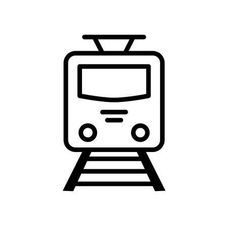 Train And Subway Icon Design Vector Template Illustrationのイラスト素材