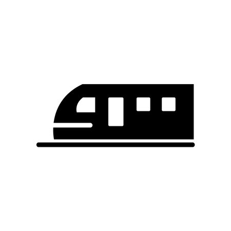 Train And Subway Icon Design Vector Template Illustrationのイラスト素材