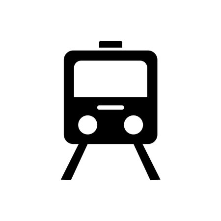 Train And Subway Icon Design Vector Template Illustrationのイラスト素材