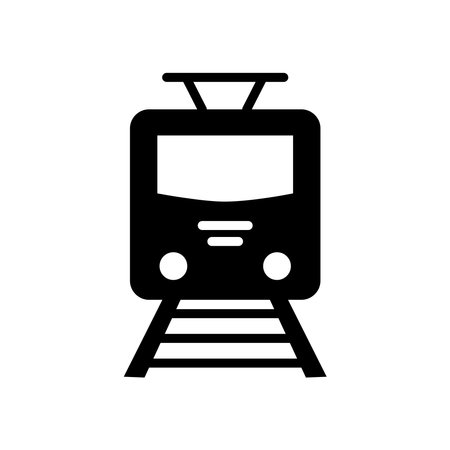 Train And Subway Icon Design Vector Template Illustrationのイラスト素材