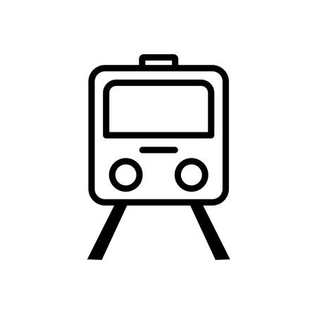 Train And Subway Icon Design Vector Template Illustrationのイラスト素材
