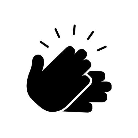 Applause icon Design Vector Template Illustrationのイラスト素材