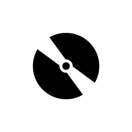 Cd Player Icon Design Vector Template Illustrationのイラスト素材