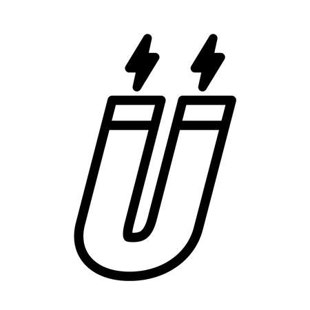 Magnet icon vector illustration logo template for many purpose. Isolated on white background.のイラスト素材