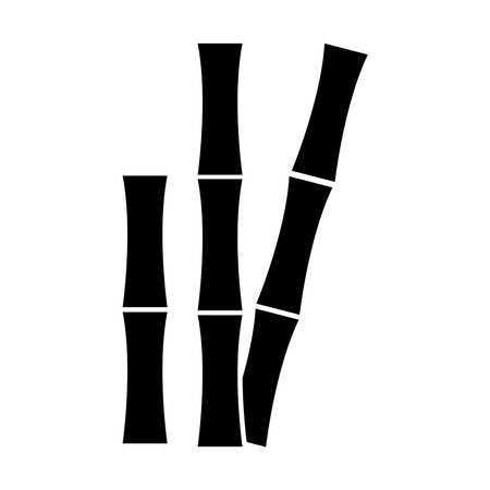 bamboo icon vector from nature collection. Thin line bamboo outline icon vector illustration. Outline, thin line bamboo icon for website design and mobile, app developmentのイラスト素材